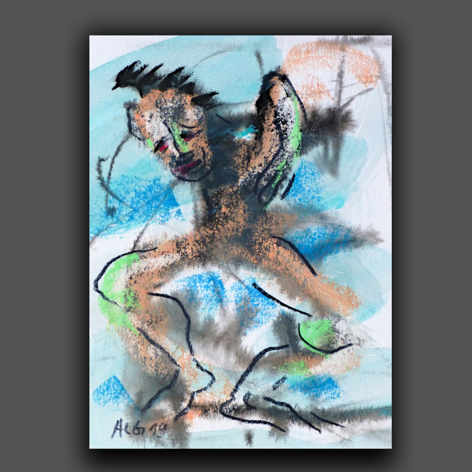 Drawing \ charcoal chalk pastel